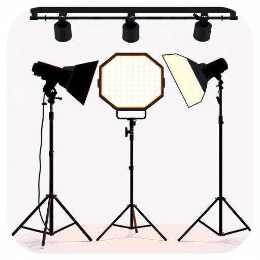 Icon representing professional lighting equipment
